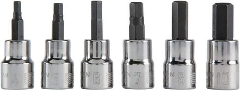 CRAFTSMAN Hex Bit Socket Set, 3/8" Drive, Metric, 6-Piece (CMMT34448) in Saudi Arabia
