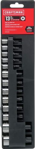 CRAFTSMAN Hex Bit Socket Set, 3/8" Drive, Metric, 6-Piece (CMMT34448) in Saudi Arabia