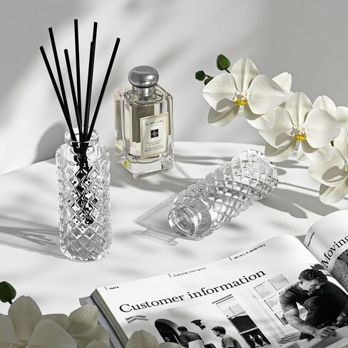 Vintage Decor Bud Vases Set of 12, Mini Bud Vases in Bulk, Small Vases for Flowers, Glass Vases for Centerpieces, Diamond Bud Vase for Home Decor, Wedding Decorations in Saudi Arabia
