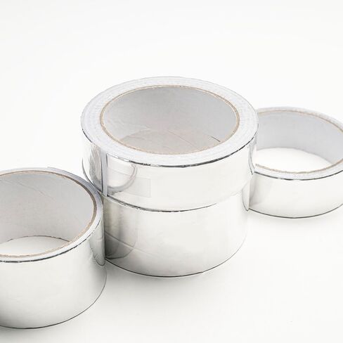1 Pack Silver Aluminum Tape, Foil Tape, 2 inch (50mm) x 16 Feet (5 Meter), 3.9mil (0.1mm), Heavy Duty Duct Tape for Heat Insulation, HVAC, Dryer Vents, Wrap Pipe, Repair Ducting in Saudi Arabia