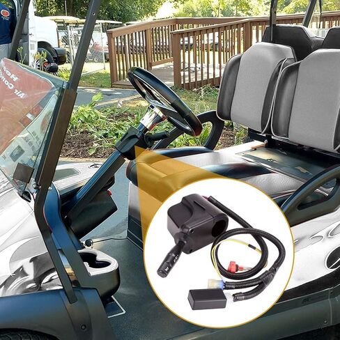 مجموعة إشارة الانعطاف لعربة الجولف مع مفتاح إضاءة خطر الفرامل القرن، مجموعة أدوات ترقية الأسلاك الفاخرة ذات 9 دبابيس (12 فولت) in Kuwait