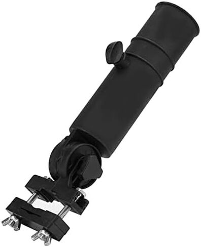 Dioche Golf Umbrella Holder, Golf Trolley Adjustable Umbrella Stand Black for Golf Cart Handles in Saudi Arabia