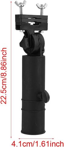 Dioche Golf Umbrella Holder, Golf Trolley Adjustable Umbrella Stand Black for Golf Cart Handles in Saudi Arabia