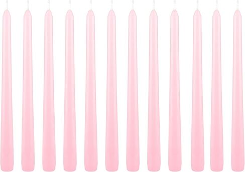 Mega Candles 48 pcs Unscented Black Straight Taper Candle, Hand Poured Wax Candles 4 Inch x 3/4 Inch, Home Décor, Wedding Receptions, Baby Showers, Birthdays, Celebrations, Party Favors & More in Saudi Arabia