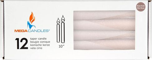 Mega Candles 48 pcs Unscented Black Straight Taper Candle, Hand Poured Wax Candles 4 Inch x 3/4 Inch, Home Décor, Wedding Receptions, Baby Showers, Birthdays, Celebrations, Party Favors & More in Saudi Arabia
