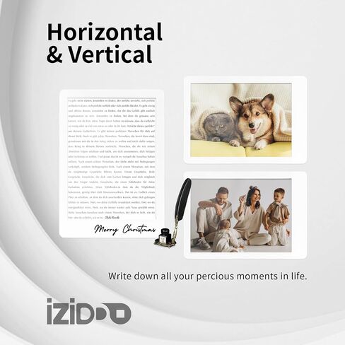 IZIDDO 4x6 Picture Frame Black Real Glass Picture Frames Minimalist Decor Photo Frame with Wall Mount or Tabletop Standing in Saudi Arabia