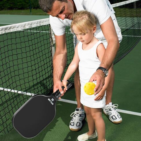 Pickleball Paddles Set of 2, USAPA Approved Fiberglass Lightweight Pickleball Paddles, 4 Pickleball Balls, 2 Cooling Towels, and 1 Backpack Bag, Pickleball Rackets for Men Women Gifts in Saudi Arabia