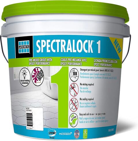 LATICRETE SPECTRALOCK® 1 Pre-Mixed Grout #44 Bright White in Saudi Arabia