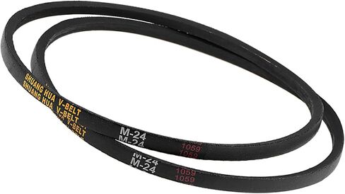 2pcs M-28 Drive V-Belt - [28 Inch Pitch Girth] Wrapped Industrial Power Rubber Belt for Transmission Use, JIS Standard, 10mm Width 5.5mm Thick in Saudi Arabia