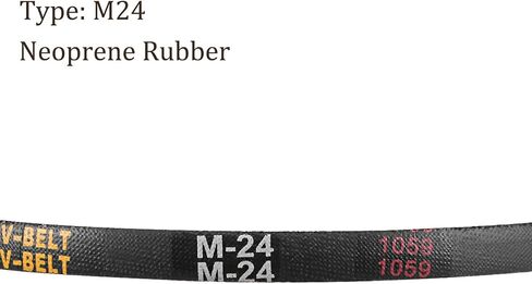 2pcs M-28 Drive V-Belt - [28 Inch Pitch Girth] Wrapped Industrial Power Rubber Belt for Transmission Use, JIS Standard, 10mm Width 5.5mm Thick in Saudi Arabia