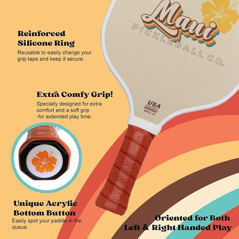 2024 Pickleball Paddle Set of 2, USAPA Approved Carbon Fiber Pickleball Set, Lightweight Graphite Pickle Ball Rackets 2 Pack with 4 Balls, Pickleball Gifts for Women and Men in Saudi Arabia