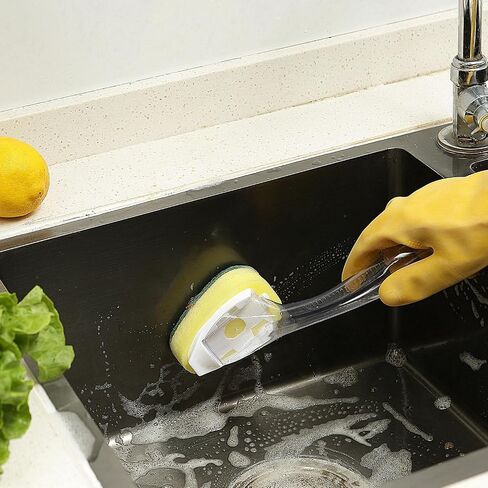 Heavy Duty Dish Wand Sponge Refill Replacement Head for Kitchen Sink Cleaning Dish Wash Sponge in Saudi Arabia