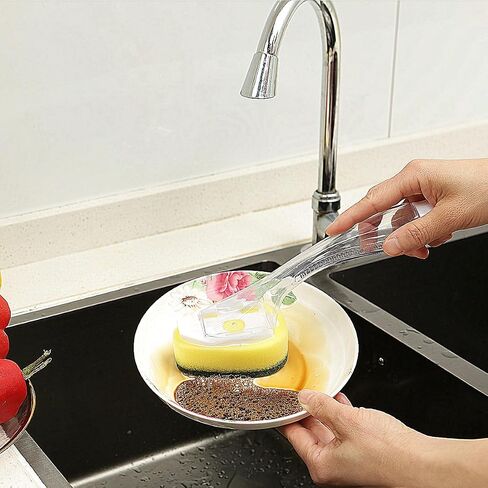 Heavy Duty Dish Wand Sponge Refill Replacement Head for Kitchen Sink Cleaning Dish Wash Sponge in Saudi Arabia