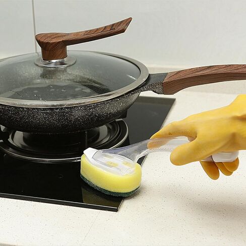 Heavy Duty Dish Wand Sponge Refill Replacement Head for Kitchen Sink Cleaning Dish Wash Sponge in Saudi Arabia