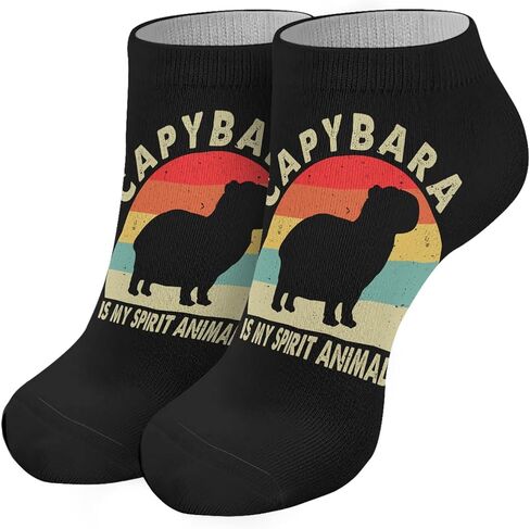 Capybara Is My Spirit Animal Womens Low Cut Socks Athletic For Mens Sock in Saudi Arabia
