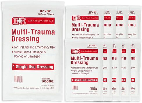 Ever Ready First Aid Multi-Trauma Dressing 10"x30" 1 Count in Saudi Arabia