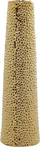 Deco 79 Ceramic Vase with Bubble Texture, 7" x 7" x 25", Black in Saudi Arabia