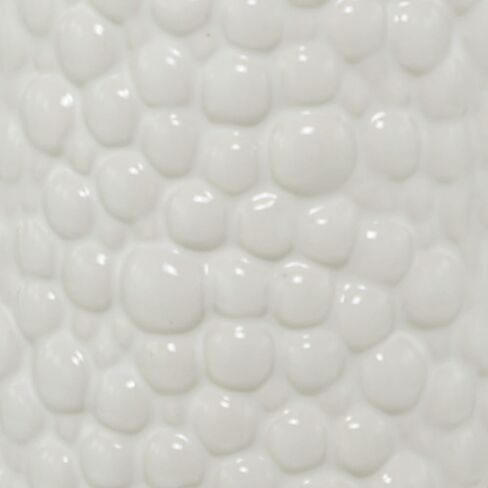 Deco 79 Ceramic Vase with Bubble Texture, 7" x 7" x 25", Black in Saudi Arabia