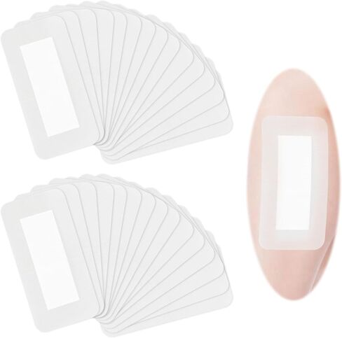 Large Waterproof Bandages - 30pcs, 4x8 Inches - Non Stick Gauze Pads - Ideal for Wound Care and Dressing - Adhesive Bandages for Large Wounds - Island Dressing in Saudi Arabia