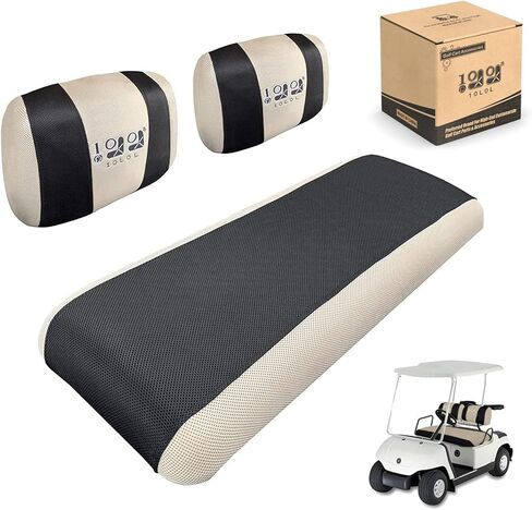 أغطية مقاعد عربة الجولف 10L0L من أجل Yamaha G2 G8 G9 G16 G19 G22 & Club Car DS Pre-2000 EZGO Marathon، غطاء المقعد الأمامي، قماش شبكي بوليستر قابل للغسل، دافئ في الشتاء وبارد في الصيف in Kuwait