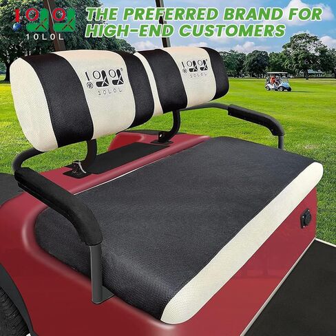 أغطية مقاعد عربة الجولف 10L0L من أجل Yamaha G2 G8 G9 G16 G19 G22 & Club Car DS Pre-2000 EZGO Marathon، غطاء المقعد الأمامي، قماش شبكي بوليستر قابل للغسل، دافئ في الشتاء وبارد في الصيف in Kuwait