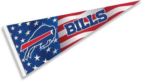 Buffalo Bills Nation USA Americana Stars and Stripes Pennant Banner Flag in Saudi Arabia