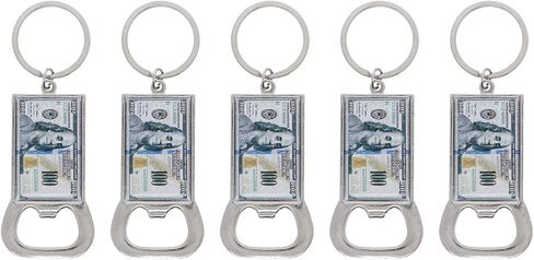 100 Dollar Bill Beer Bottle Opener Keychain - 1 Piece in Saudi Arabia