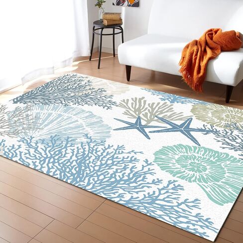 Beige Boho Area Rug for Living Room, Ethnic Tribal Geometric Rectangular Indoor Carpet - 2' x 3', Vintage Print Abstract Art Aesthetic Non-Skid Bathroom Mat Kitchen Runner Rugs for Bedroom in Saudi Arabia