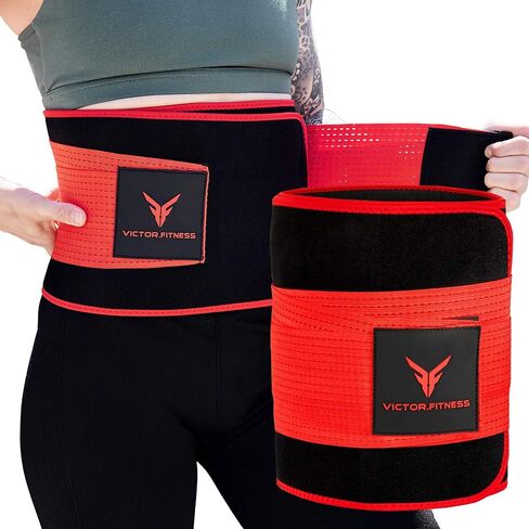Waist Trimmer with with Adjustable Velcro Strap, Ab Trainer, Sweat Wrap for Men and Women in Saudi Arabia