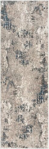 Gertmenian Indoor Machine Woven Area Rugs | Durable, High-Traffic, Non-Shedding & Stain Resistant | Corah, Ivory, 2x6 Runner, 38805 in Saudi Arabia