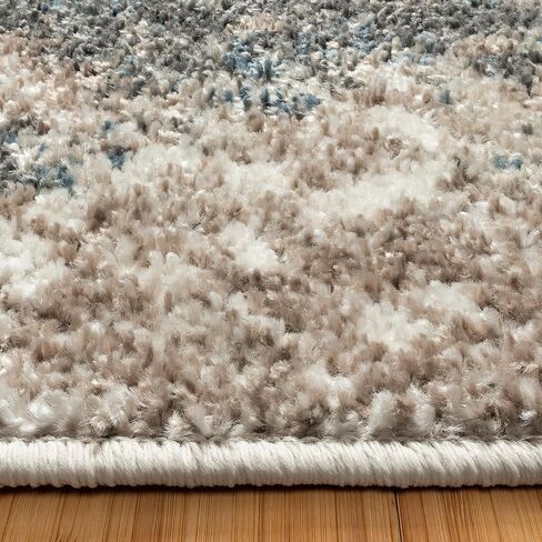 Gertmenian Indoor Machine Woven Area Rugs | Durable, High-Traffic, Non-Shedding & Stain Resistant | Corah, Ivory, 2x6 Runner, 38805 in Saudi Arabia