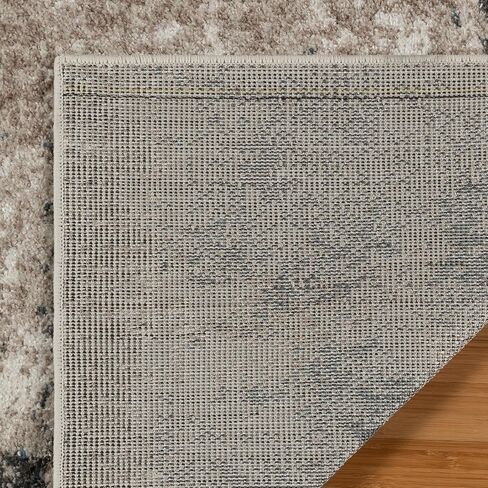 Gertmenian Indoor Machine Woven Area Rugs | Durable, High-Traffic, Non-Shedding & Stain Resistant | Corah, Ivory, 2x6 Runner, 38805 in Saudi Arabia