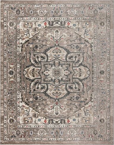 Gertmenian Indoor Machine Woven Area Rugs | Durable, High-Traffic, Non-Shedding & Stain Resistant | Corah, Ivory, 2x6 Runner, 38805 in Saudi Arabia