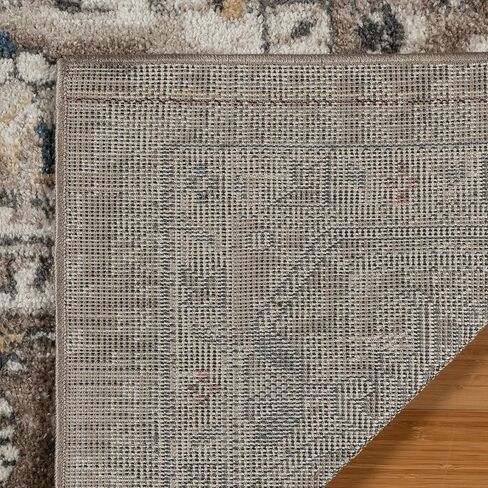 Gertmenian Indoor Machine Woven Area Rugs | Durable, High-Traffic, Non-Shedding & Stain Resistant | Corah, Ivory, 2x6 Runner, 38805 in Saudi Arabia