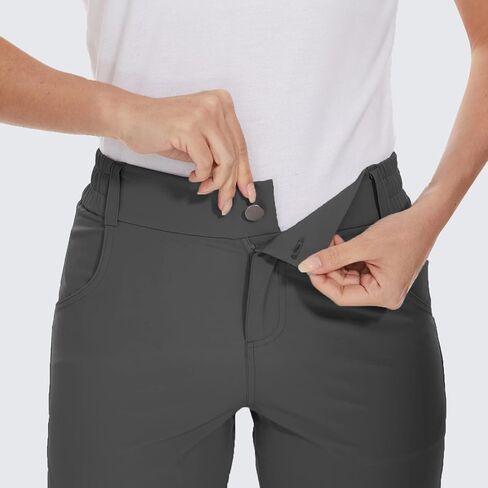 شورت جولف نسائي للمشي لمسافات طويلة، شورت صيفي سريع الجفاف مقاس 7 بوصات، شورت عمل كاجوال عالي الخصر مع جيوب in Saudi Arabia