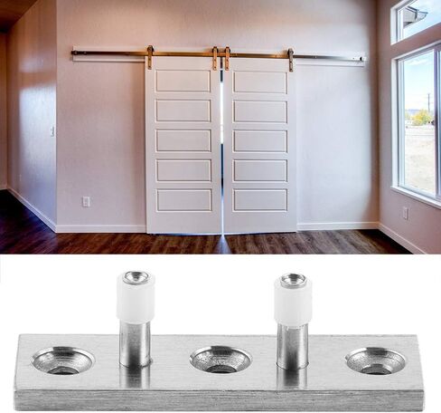 Fdit Adjustable Stainless Steel Barn Door Floor Guide, Floor Roller Guide Hardware Fittings for Sliding Barn Door in Saudi Arabia