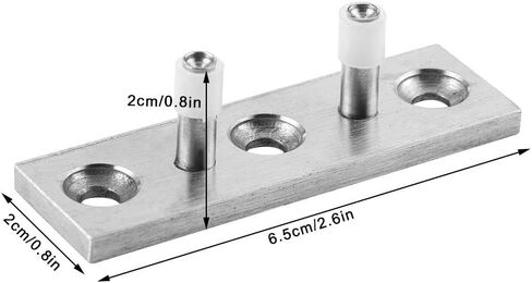 Fdit Adjustable Stainless Steel Barn Door Floor Guide, Floor Roller Guide Hardware Fittings for Sliding Barn Door in Saudi Arabia