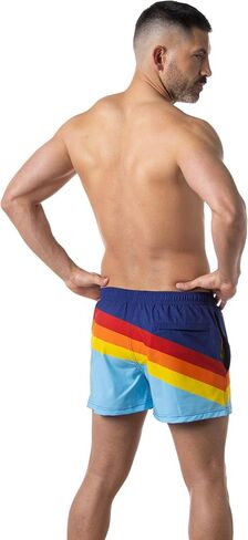 Third Wave Swim Trunks for Men with Compression Liner and 3 Inch Inseam - Premium Swim Shorts and Bathing Suit for Swimming in Saudi Arabia