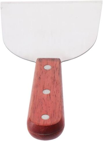 Laboratory Mixing Tool 2PCS with Hardwood Handle Classic 4" Blade Wood Handle Shovels Household Stainless Steel Lab Spatula for Rolled Ice Cream in Saudi Arabia