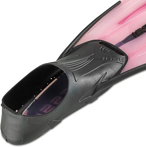 Cressi Adult Snorkeling Fins with Self-Adjustable Comfortable Full Foot Pocket | Perfect for Traveling | Agua: Made in Italy in Saudi Arabia