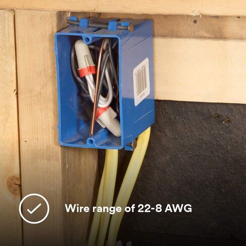 3M Performance Plus Wire Connector, Flexible Steel Spring Connectors, 22-8 AWG, Tan and Red Color (T/R+), Jug of 750, Tan/Red in Saudi Arabia