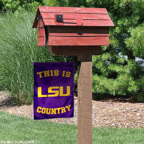 Louisiana State LSU Tigers This is LSU Tiger Country Garden Flag in Saudi Arabia