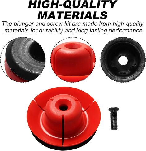 مجموعة المكبس والمسمار لدلو السجق سعة 20 أونصة 44-70-0375 تناسب مسدس السد والشحوم اللاسلكي من ميلووكي 2441-20، 2641-21CT، 2642-21CT، 2643-21CT in Kuwait