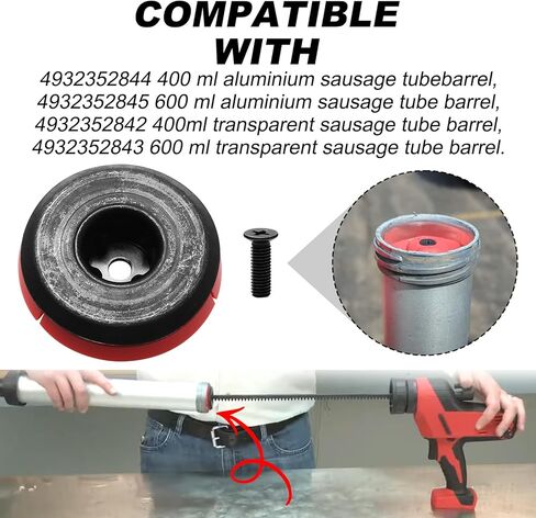 مجموعة المكبس والمسمار لدلو السجق سعة 20 أونصة 44-70-0375 تناسب مسدس السد والشحوم اللاسلكي من ميلووكي 2441-20، 2641-21CT، 2642-21CT، 2643-21CT in Kuwait