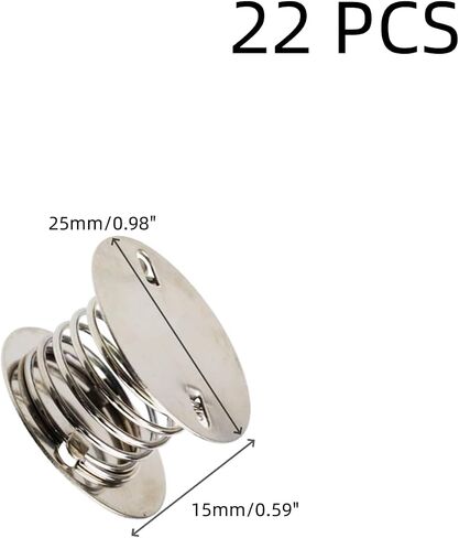 22Pcs Metal Spring Base 0.59"×0.98" Spiral Wobbles Spring Action Wobble Springs for Crafts, DIY Supplies, Gifts in Saudi Arabia