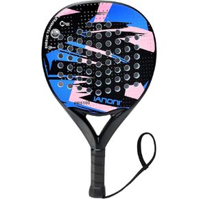 IANONI Padel Racket Carbon Fiber Surface with EVA Memory Flex Foam Core Padel Tennis Racquets Paddle Tennis Racket in Saudi Arabia