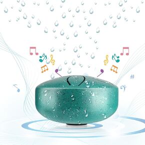Palksky Rain Drum for Outside Garden, Mini Chakra Drum for Rain, Small Steel Tongue Drum Rain Chime for Sound Bath, Nature Musical Box