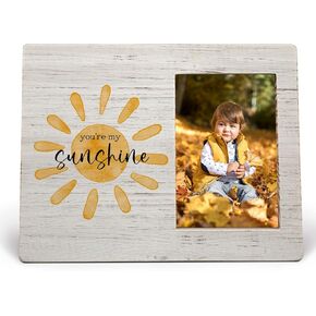 You are My Sunshine Wood Photo Frame for 4x6 Photos, Sunshine Picture Frame, Kids Picture Frame, Baby Frame, Birthday Gift for Daughter Son Children, Love Gifts for Kids Baby Boys Girls