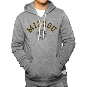 College Gray University Seal Hooded Sweatshirt (Missouri Tigers - Gray, Small)