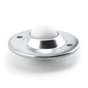 FSBT-1-1/2 Flying Saucer Nylon Ball Transfer, Carbon Steel, 1-1/2" Diameter, 100 lbs Load Capacity (Case of 4)